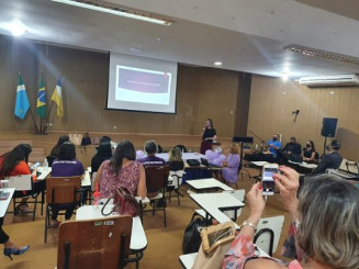 Debate aconteceu com a presença da subsecretária de políticas públicas para mulheres, Luciana Azambuja Roca; Foto: Divulgação/Assecom