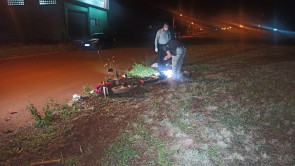 Motociclista morre depois de bater em meio-fio em Dourados