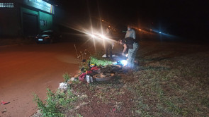 Motociclista morre depois de bater em meio-fio em Dourados