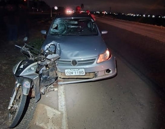 Motociclista morreu antes mesmo de receber socorro; Foto: Divulgação/Ponta Porã News