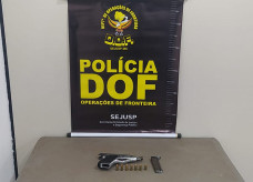 Arma apreendida com o bando; Foto: Divulgação/DOF