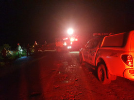 Colisão envolvendo 2 veículos mata um motorista e 4 ficam feridos entre Jateí e Naviraí