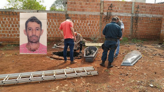 No detalhe Miguel Vieira, assassinado com o filho. Foto Sidnei Bronka