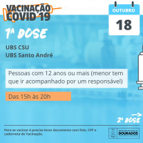 Covid-19: Vacinação acontece na Central e em 2 postos nesta segunda