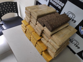 Guarda Municipal apreende 42 quilos de maconha abandonados na Via Parque