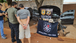 Defron prende homem e apreende mais de 14 quilos de cocaína e pasta base em Dourados