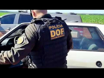 Douradense é preso pelo DOF em Laguna Carapã com 20 quilos de maconha