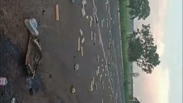 Traficante fica ferido após fugir da polícia e bater contra carreta