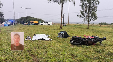 Jovem morre em acidente de moto ao retornar do trabalho na MS-156, em Itaporã