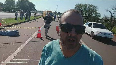 Jose Adalto Barreto é a vítima do acidente entre carro e moto na BR 163 em Dourados.